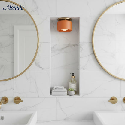 Porselein Plafondlamp Rond Modern – Zachte Sfeerverlichting voor Gang Kantoor Keuken