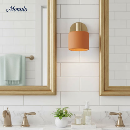 Keramische Ronde Wandlamp Wit Minimalistisch Flush Mount Verlichting voor Hal en Gang