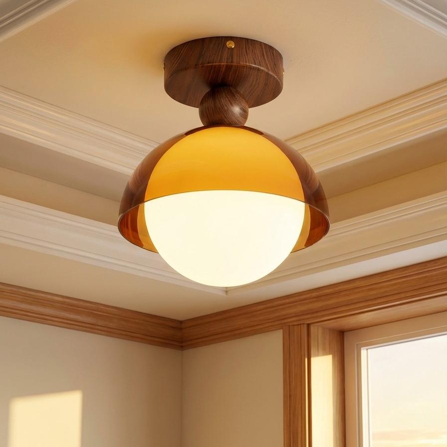 Vintage Plafondlamp met Zonsondergangstinten voor Gang en Entree – Moderne Sfeerverlichting