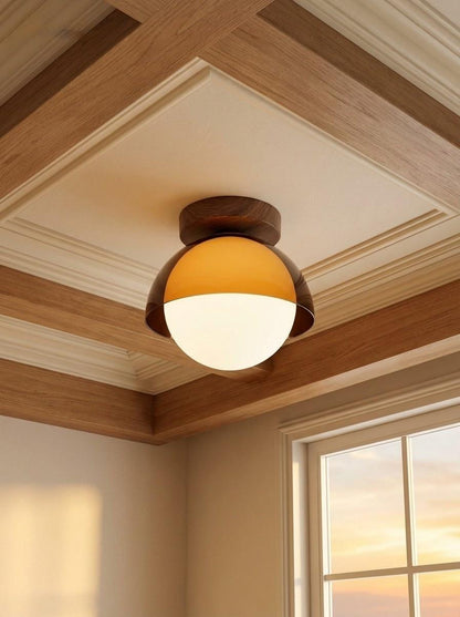 Vintage Plafondlamp met Zonsondergangstinten voor Gang en Entree – Moderne Sfeerverlichting