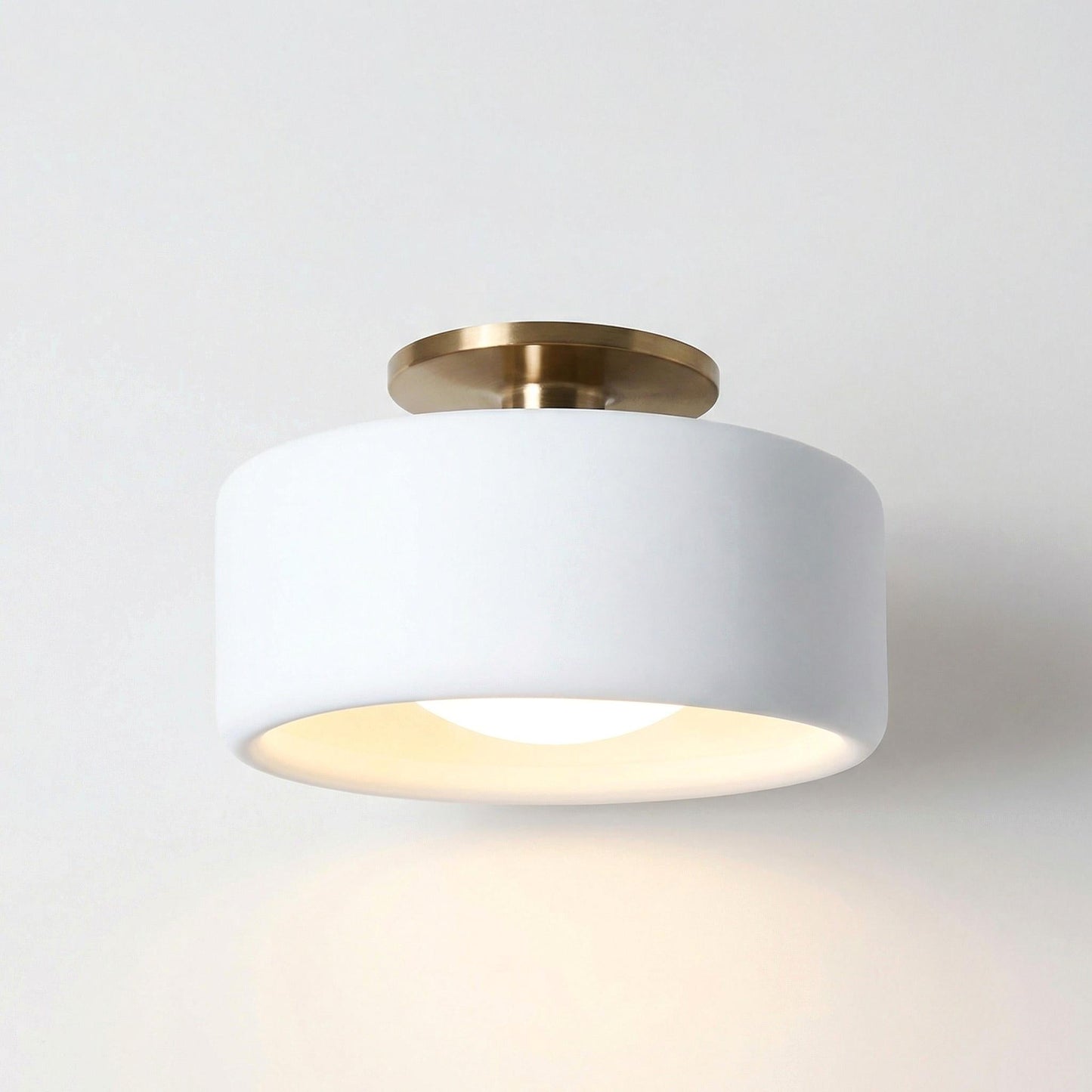 Porselein Plafondlamp Rond Modern – Zachte Sfeerverlichting voor Gang Kantoor Keuken