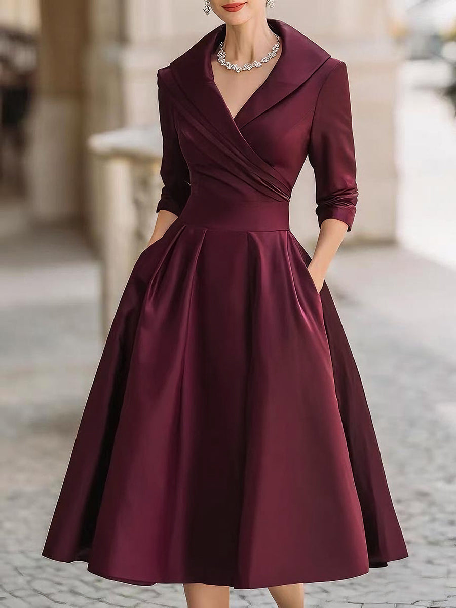 Midi Jurk voor Dames Zomerjurk Lina Stijl