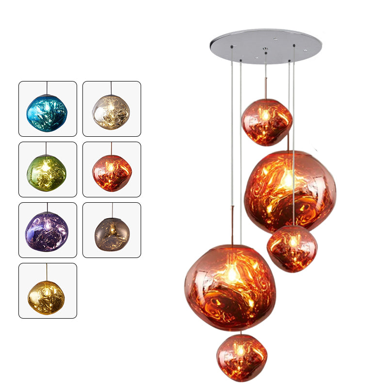 Hanglamp Melt Design Acryl LED Warm Wit Dimbaar Woonkamer Eetkamer Restaurant Slaapkamer