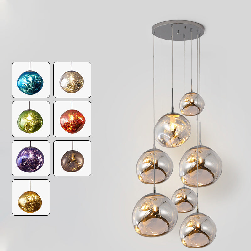 Hanglamp Melt Design Acryl LED Warm Wit Dimbaar Woonkamer Eetkamer Restaurant Slaapkamer