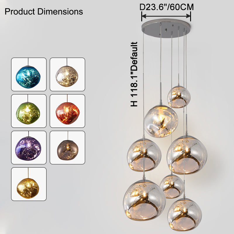 Hanglamp Melt Design Acryl LED Warm Wit Dimbaar Woonkamer Eetkamer Restaurant Slaapkamer
