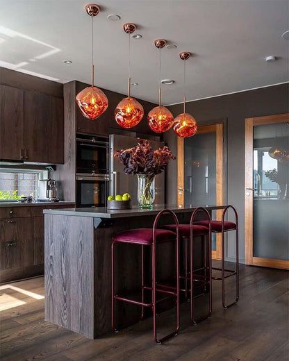 Hanglamp Melt Design Acryl LED Warm Wit Dimbaar Woonkamer Eetkamer Restaurant Slaapkamer