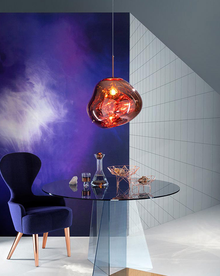 Hanglamp Melt Design Acryl LED Warm Wit Dimbaar Woonkamer Eetkamer Restaurant Slaapkamer
