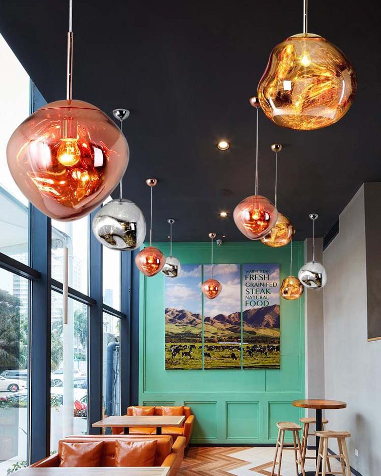 Hanglamp Melt Design Acryl LED Warm Wit Dimbaar Woonkamer Eetkamer Restaurant Slaapkamer