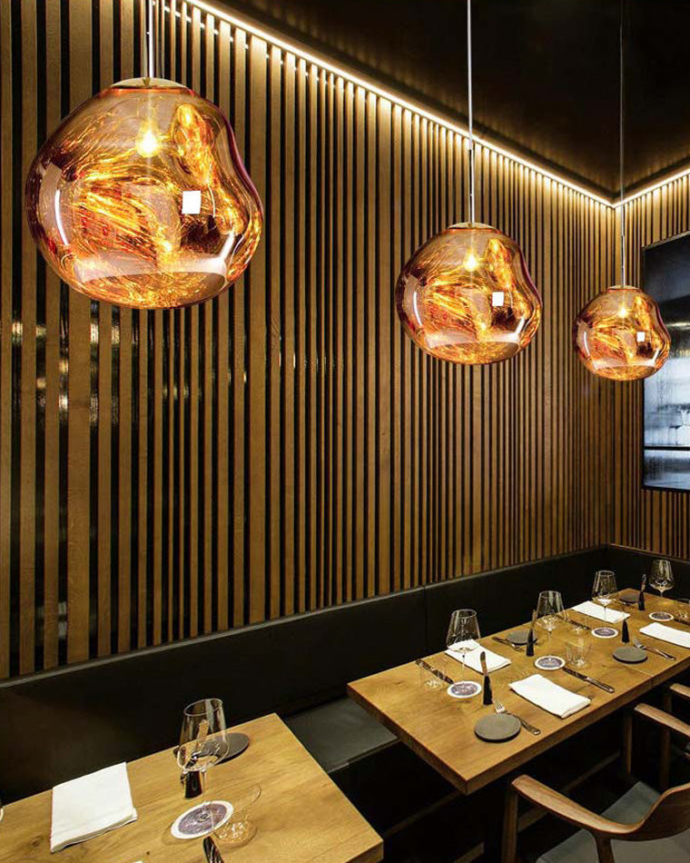 Hanglamp Melt Design Acryl LED Warm Wit Dimbaar Woonkamer Eetkamer Restaurant Slaapkamer