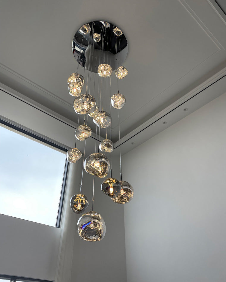 Hanglamp Melt Design Acryl LED Warm Wit Dimbaar Woonkamer Eetkamer Restaurant Slaapkamer