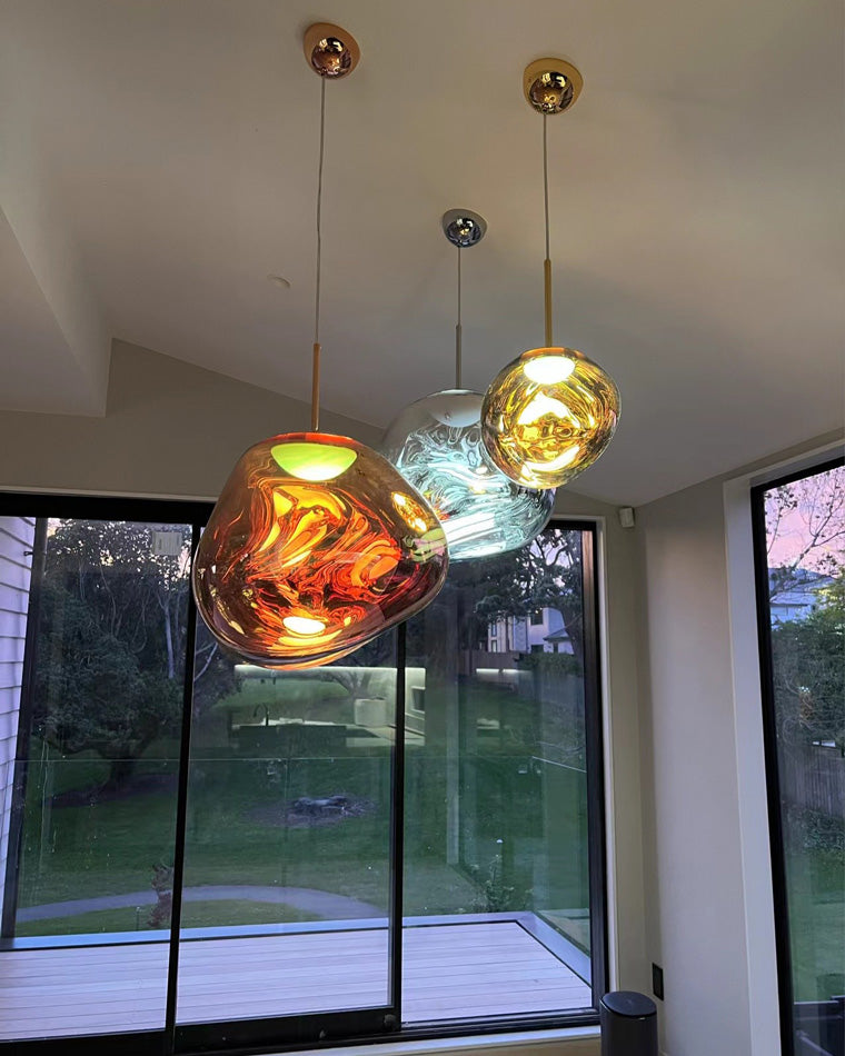 Hanglamp Melt Design Acryl LED Warm Wit Dimbaar Woonkamer Eetkamer Restaurant Slaapkamer