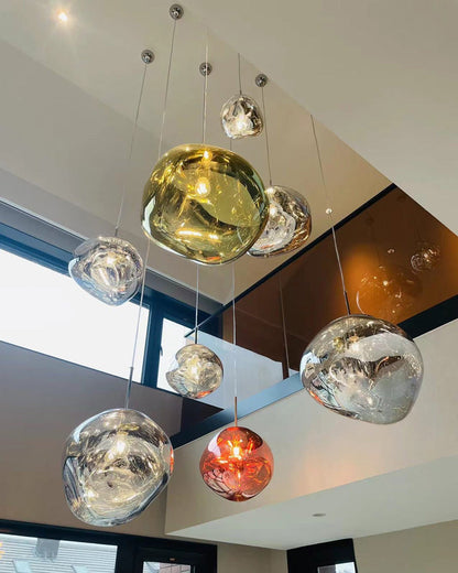 Hanglamp Melt Design Acryl LED Warm Wit Dimbaar Woonkamer Eetkamer Restaurant Slaapkamer