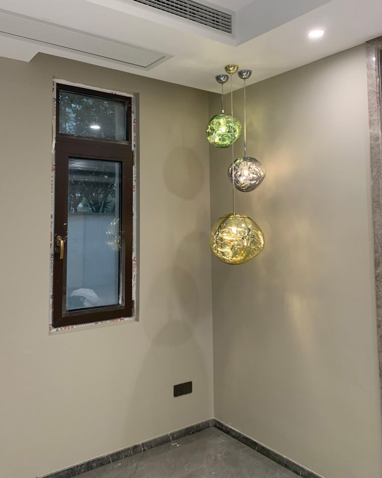Hanglamp Melt Design Acryl LED Warm Wit Dimbaar Woonkamer Eetkamer Restaurant Slaapkamer