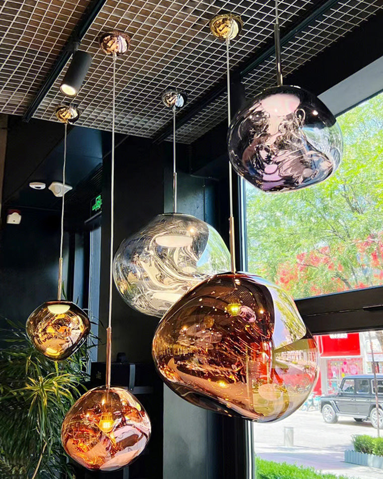 Hanglamp Melt Design Acryl LED Warm Wit Dimbaar Woonkamer Eetkamer Restaurant Slaapkamer