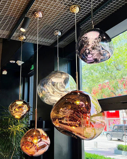 Hanglamp Melt Design Acryl LED Warm Wit Dimbaar Woonkamer Eetkamer Restaurant Slaapkamer