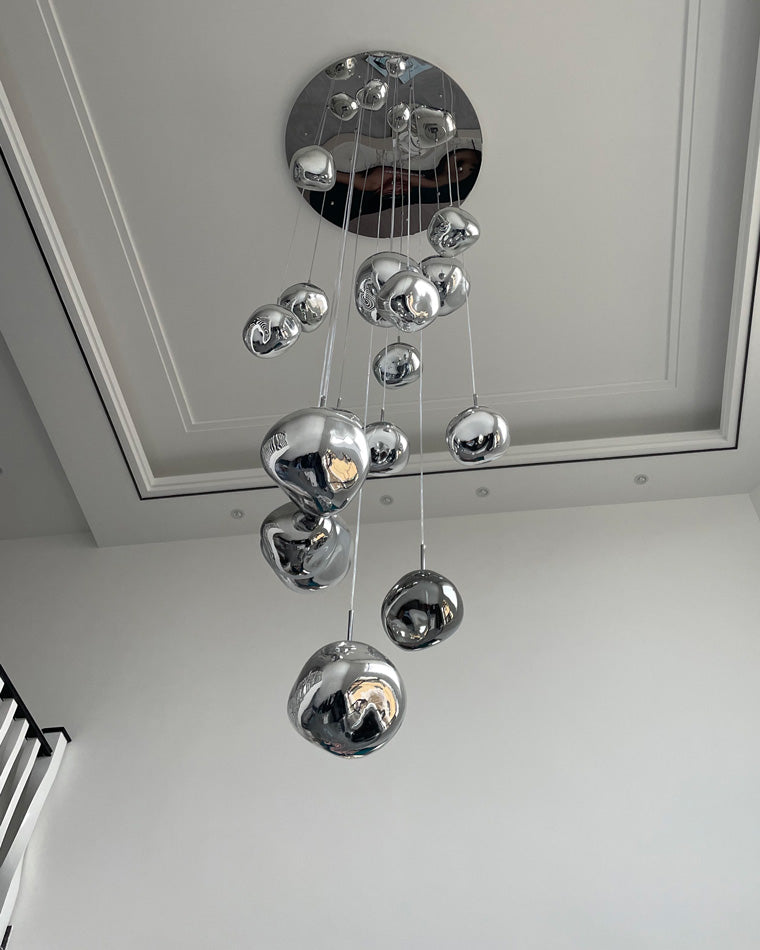 Hanglamp Melt Design Acryl LED Warm Wit Dimbaar Woonkamer Eetkamer Restaurant Slaapkamer