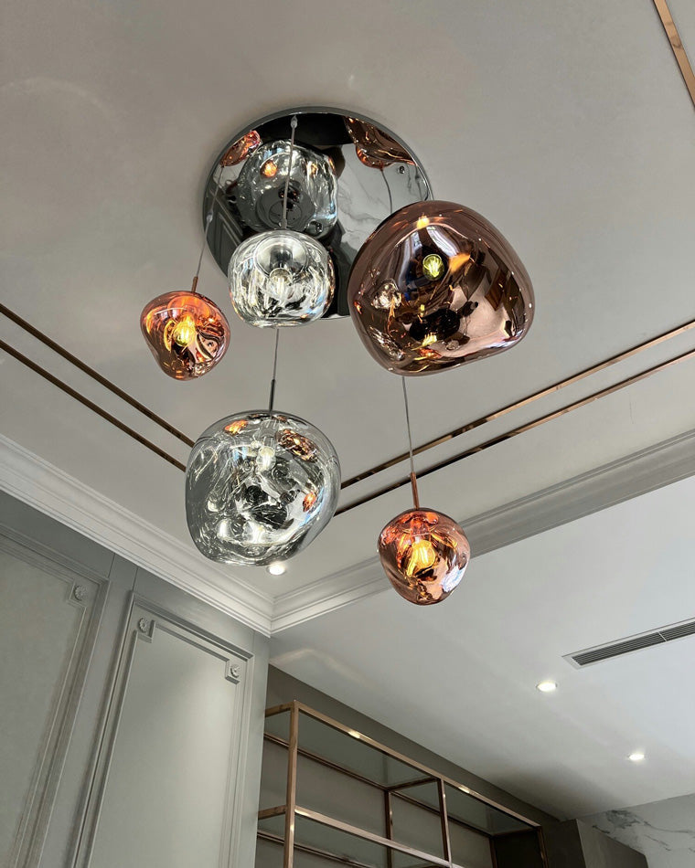 Hanglamp Melt Design Acryl LED Warm Wit Dimbaar Woonkamer Eetkamer Restaurant Slaapkamer