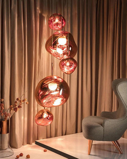 Hanglamp Melt Design Acryl LED Warm Wit Dimbaar Woonkamer Eetkamer Restaurant Slaapkamer