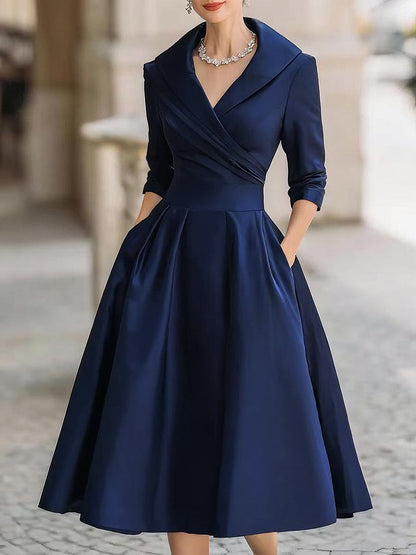 Midi Jurk voor Dames Zomerjurk Lina Stijl