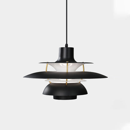 Scandinavische Hanglamp Eettafel Metaal Kleurrijk Retro Deens Design Woonkamer Keukeneiland