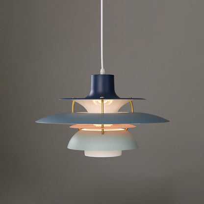 Scandinavische Hanglamp Eettafel Metaal Kleurrijk Retro Deens Design Woonkamer Keukeneiland