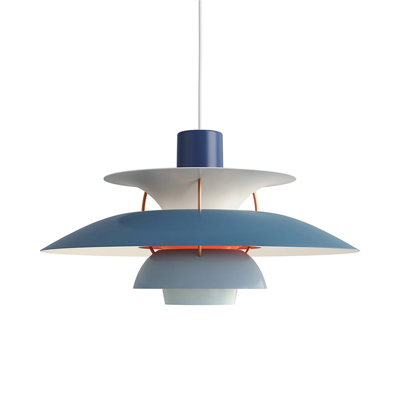 Scandinavische Hanglamp Eettafel Metaal Kleurrijk Retro Deens Design Woonkamer Keukeneiland