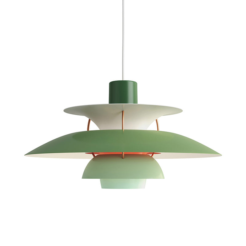 Scandinavische Hanglamp Eettafel Metaal Kleurrijk Retro Deens Design Woonkamer Keukeneiland