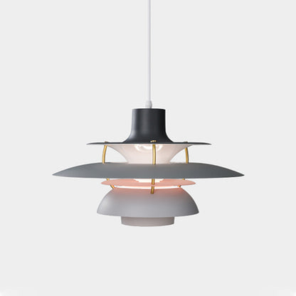 Scandinavische Hanglamp Eettafel Metaal Kleurrijk Retro Deens Design Woonkamer Keukeneiland