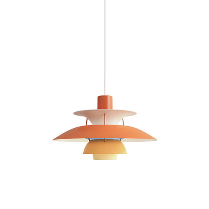 Scandinavische Hanglamp Eettafel Metaal Kleurrijk Retro Deens Design Woonkamer Keukeneiland