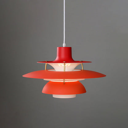 Scandinavische Hanglamp Eettafel Metaal Kleurrijk Retro Deens Design Woonkamer Keukeneiland