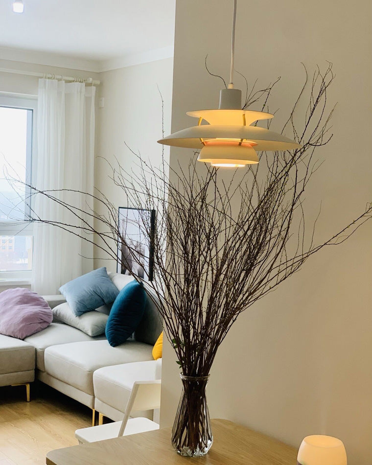 Scandinavische Hanglamp Eettafel Metaal Kleurrijk Retro Deens Design Woonkamer Keukeneiland