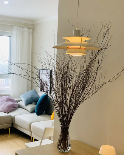 Scandinavische Hanglamp Eettafel Metaal Kleurrijk Retro Deens Design Woonkamer Keukeneiland