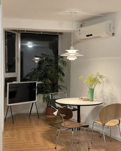 Scandinavische Hanglamp Eettafel Metaal Kleurrijk Retro Deens Design Woonkamer Keukeneiland