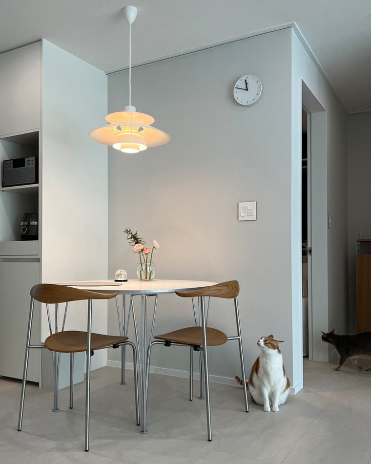 Scandinavische Hanglamp Eettafel Metaal Kleurrijk Retro Deens Design Woonkamer Keukeneiland