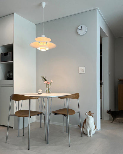 Scandinavische Hanglamp Eettafel Metaal Kleurrijk Retro Deens Design Woonkamer Keukeneiland