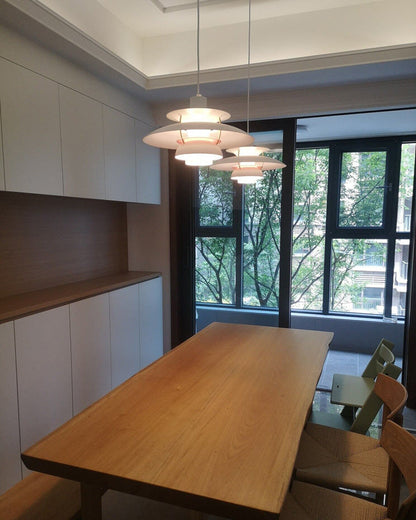 Scandinavische Hanglamp Eettafel Metaal Kleurrijk Retro Deens Design Woonkamer Keukeneiland