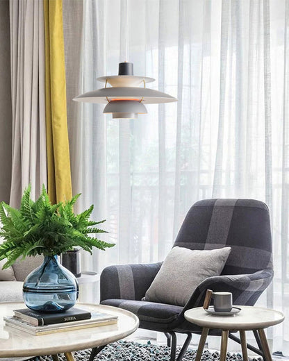 Scandinavische Hanglamp Eettafel Metaal Kleurrijk Retro Deens Design Woonkamer Keukeneiland