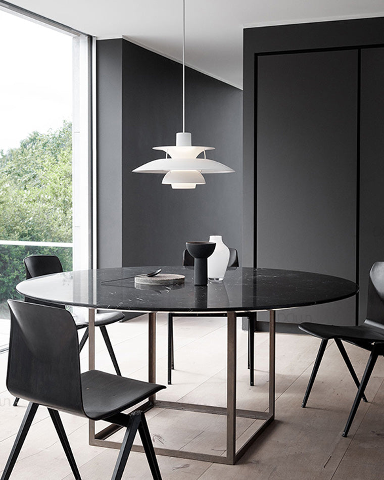 Scandinavische Hanglamp Eettafel Metaal Kleurrijk Retro Deens Design Woonkamer Keukeneiland