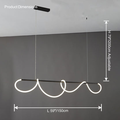 Hanglamp Touw Led Cirkel Messing Dimbaar 3 Maten Eetkamer Woonkamer Minimalistisch