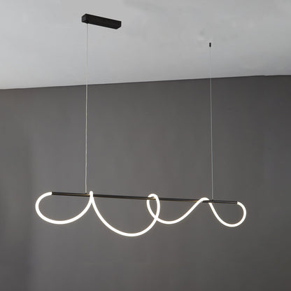 Hanglamp Touw Led Cirkel Messing Dimbaar 3 Maten Eetkamer Woonkamer Minimalistisch