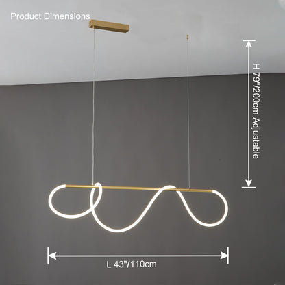 Hanglamp Touw Led Cirkel Messing Dimbaar 3 Maten Eetkamer Woonkamer Minimalistisch