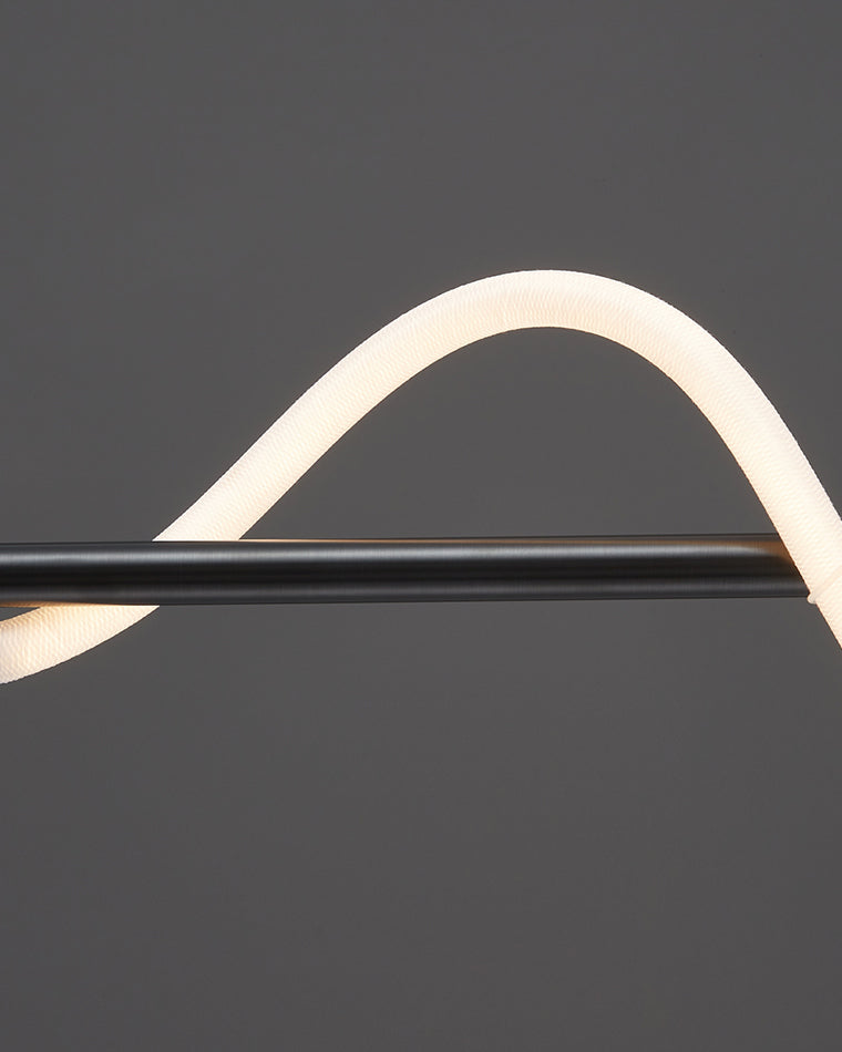 Hanglamp Touw Led Cirkel Messing Dimbaar 3 Maten Eetkamer Woonkamer Minimalistisch