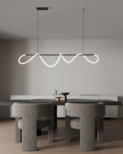Hanglamp Touw Led Cirkel Messing Dimbaar 3 Maten Eetkamer Woonkamer Minimalistisch