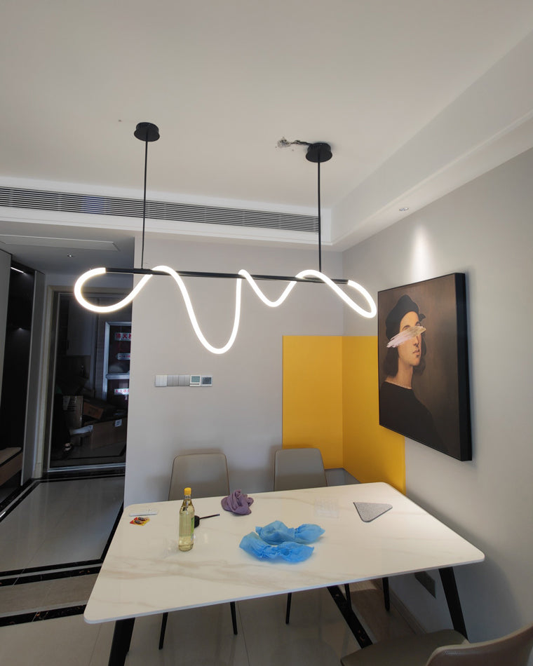 Hanglamp Touw Led Cirkel Messing Dimbaar 3 Maten Eetkamer Woonkamer Minimalistisch