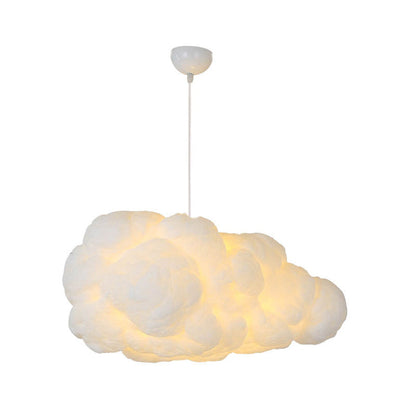 Sansoti | Wolk Hanglamp Wit voor Slaapkamer – Zachte Sfeerverlichting met E27 Fitting