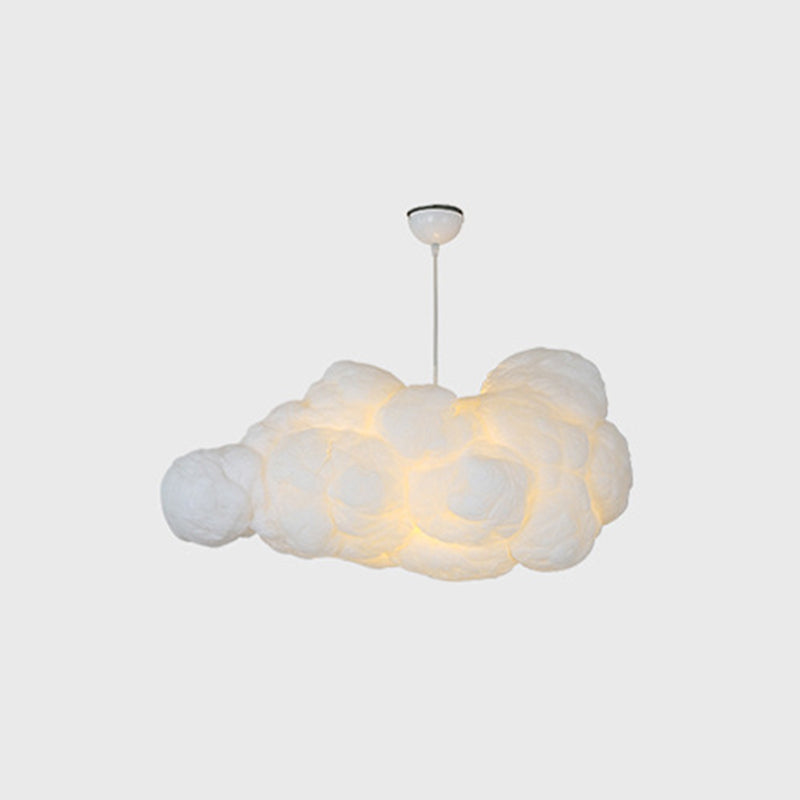 Sansoti | Wolk Hanglamp Wit voor Slaapkamer – Zachte Sfeerverlichting met E27 Fitting
