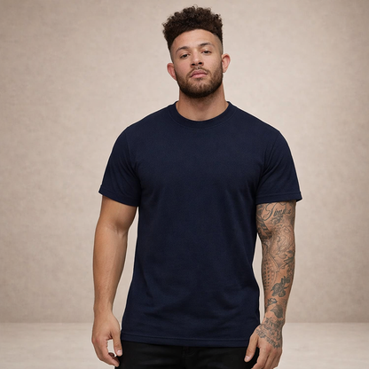 Heren T-shirt Slim Fit Ronde Hals Kort Mouwen