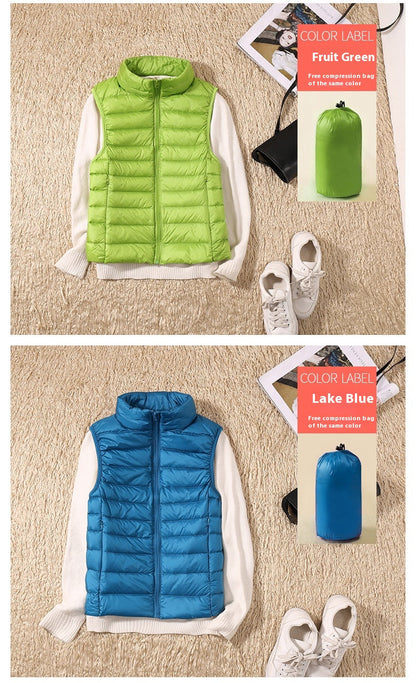 Dames Bodywarmer Warm Gewatteerd Lichtgewicht Vest