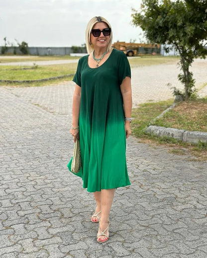 Elegante Jurk van Katoen voor Vrouw