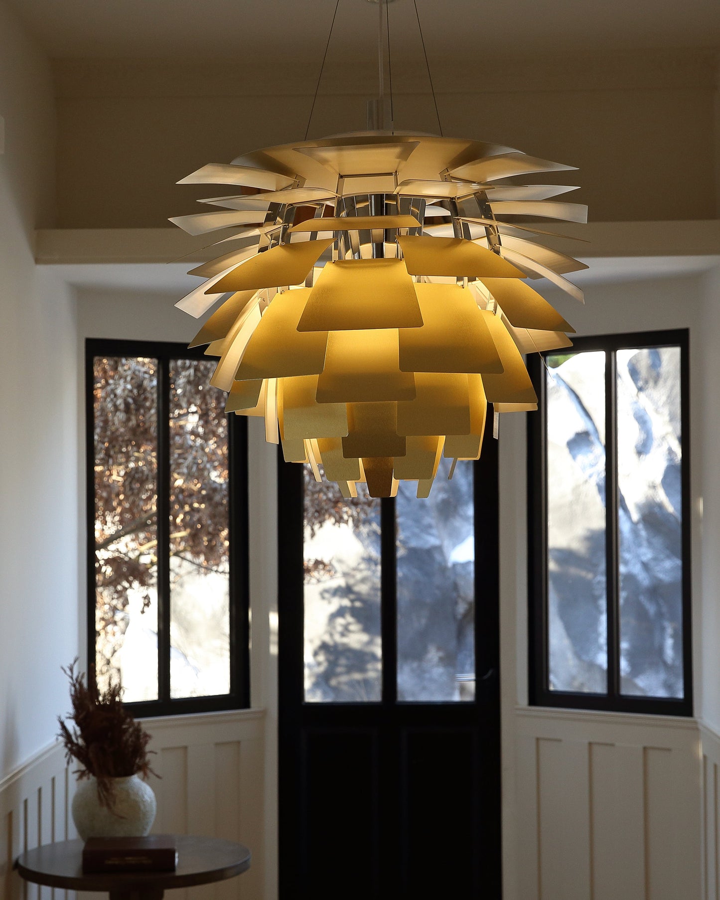 Hanglamp Dennenappel Metaal Klassiek Warm Wit Verstelbaar Snoer Woonkamer